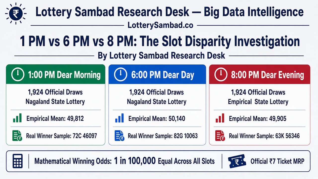 1 PM vs 6 PM vs 8 PM Lottery Draw Times Comparison