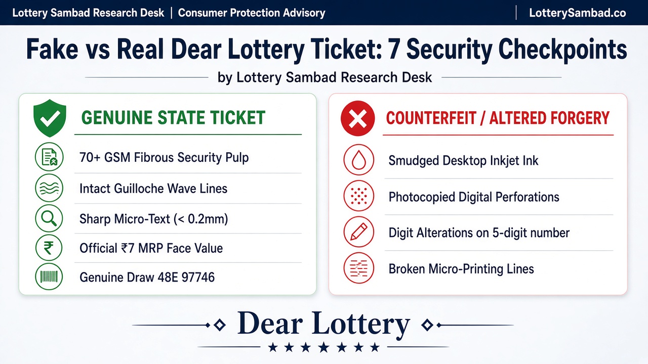 Fake vs Real Dear Lottery Ticket — 7 Security Checkpoints