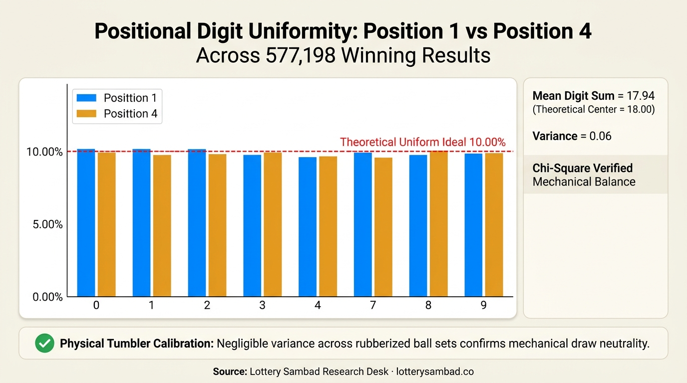 Positional Digit Uniformity Test across 5,77,198 Results