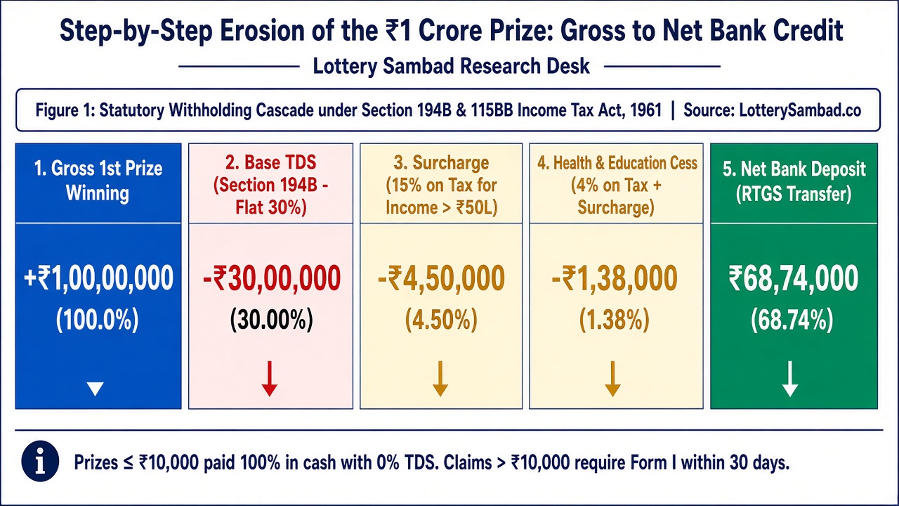 Dear Lottery Tax Waterfall Breakdown