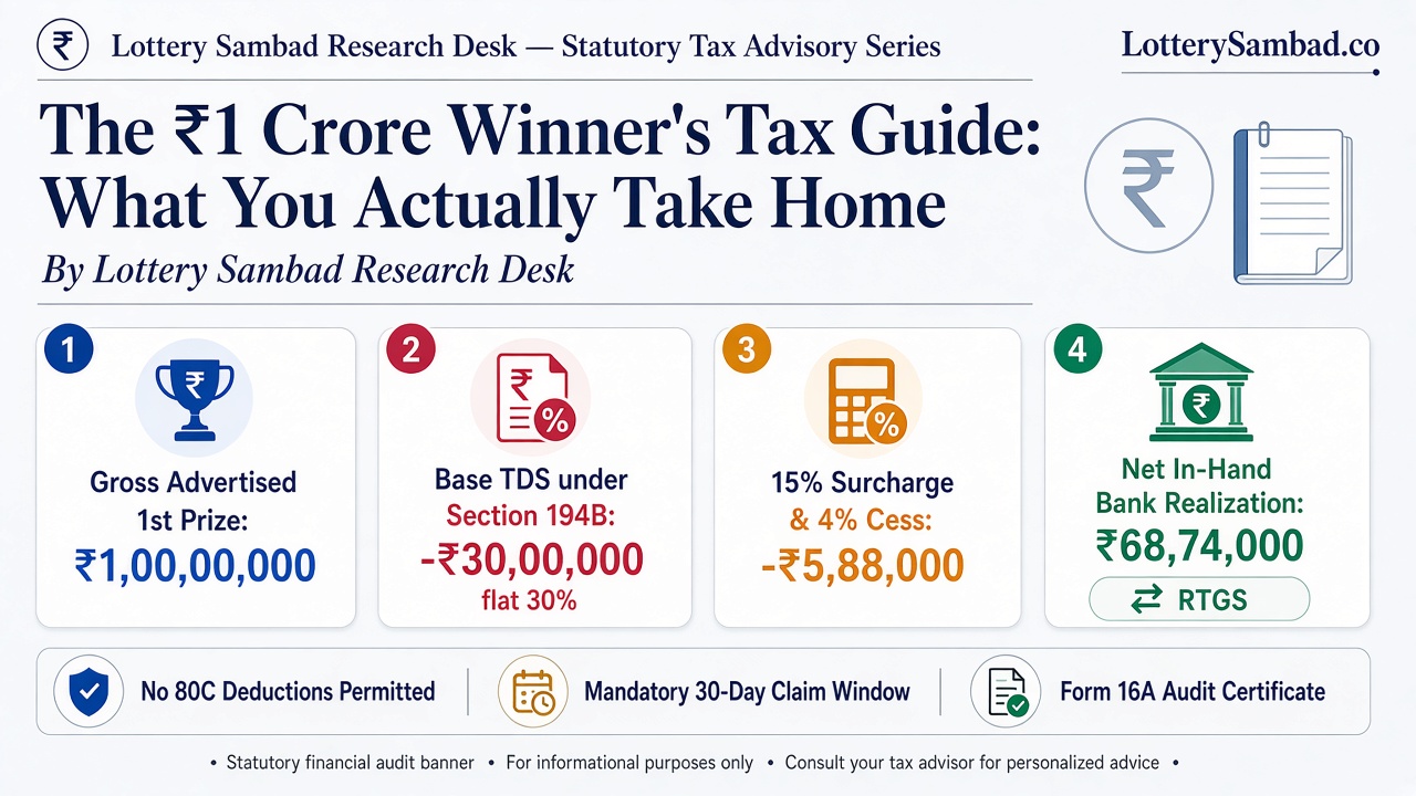 The ₹1 Crore Winner's Tax Guide Dashboard